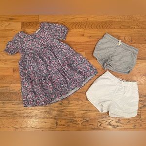 Cat & Jack Girls Clothing Bundle Size XS 4/5 Dress Shorts